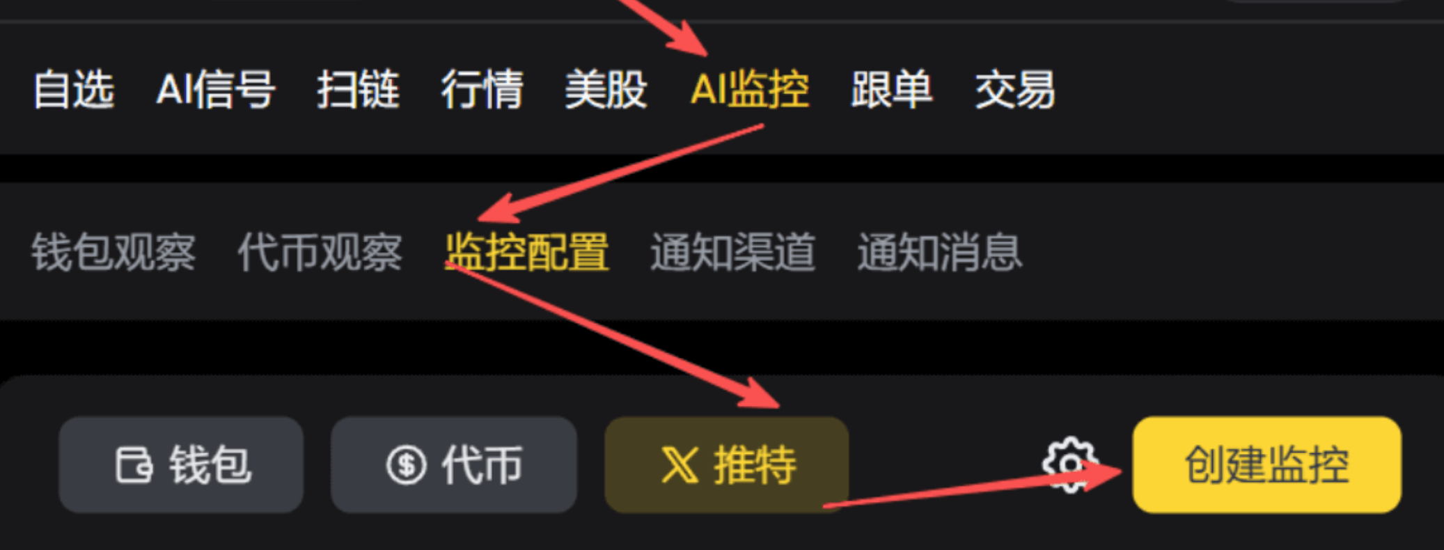 添加推特监控